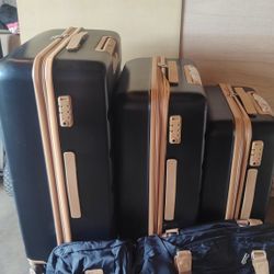 Set Maletas Negro 5 Piezas 