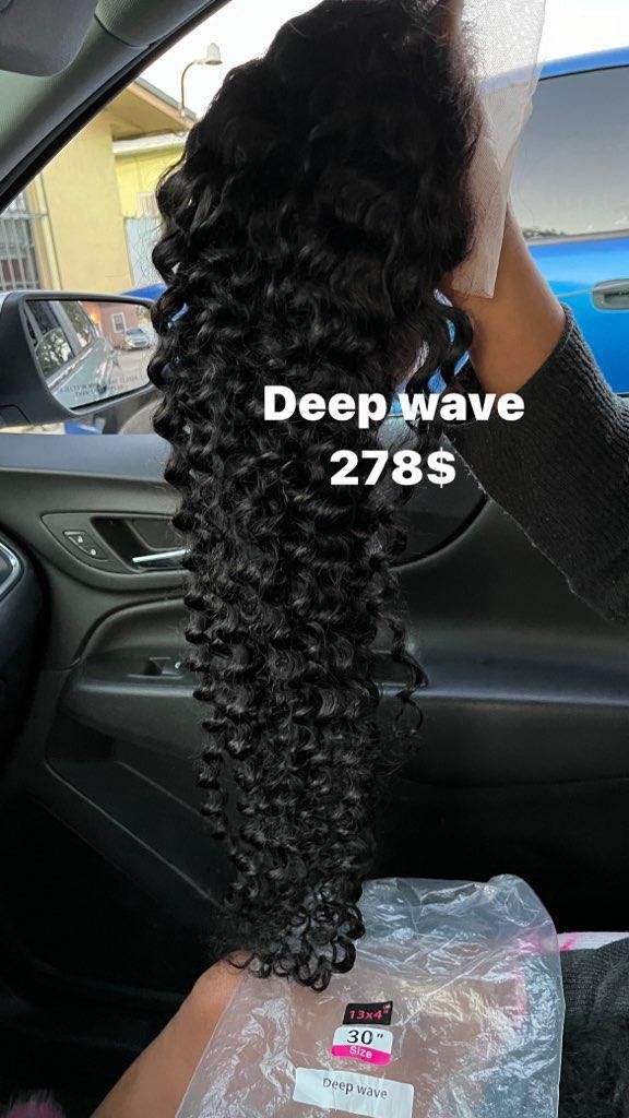 28in Deep Wave Lace Frontal Wig 