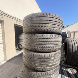 235/50/19 Continentals 60-70% Tread (4)