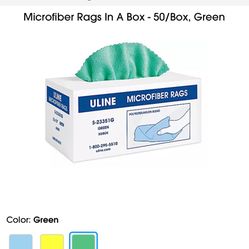 Uline Unopened Boxes Of Rags