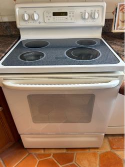 GE Profile electric range and oven
