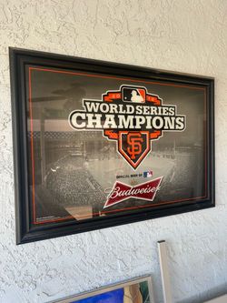 San Francisco giants Budweiser framed picture