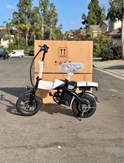 Folding Electric Bike Black