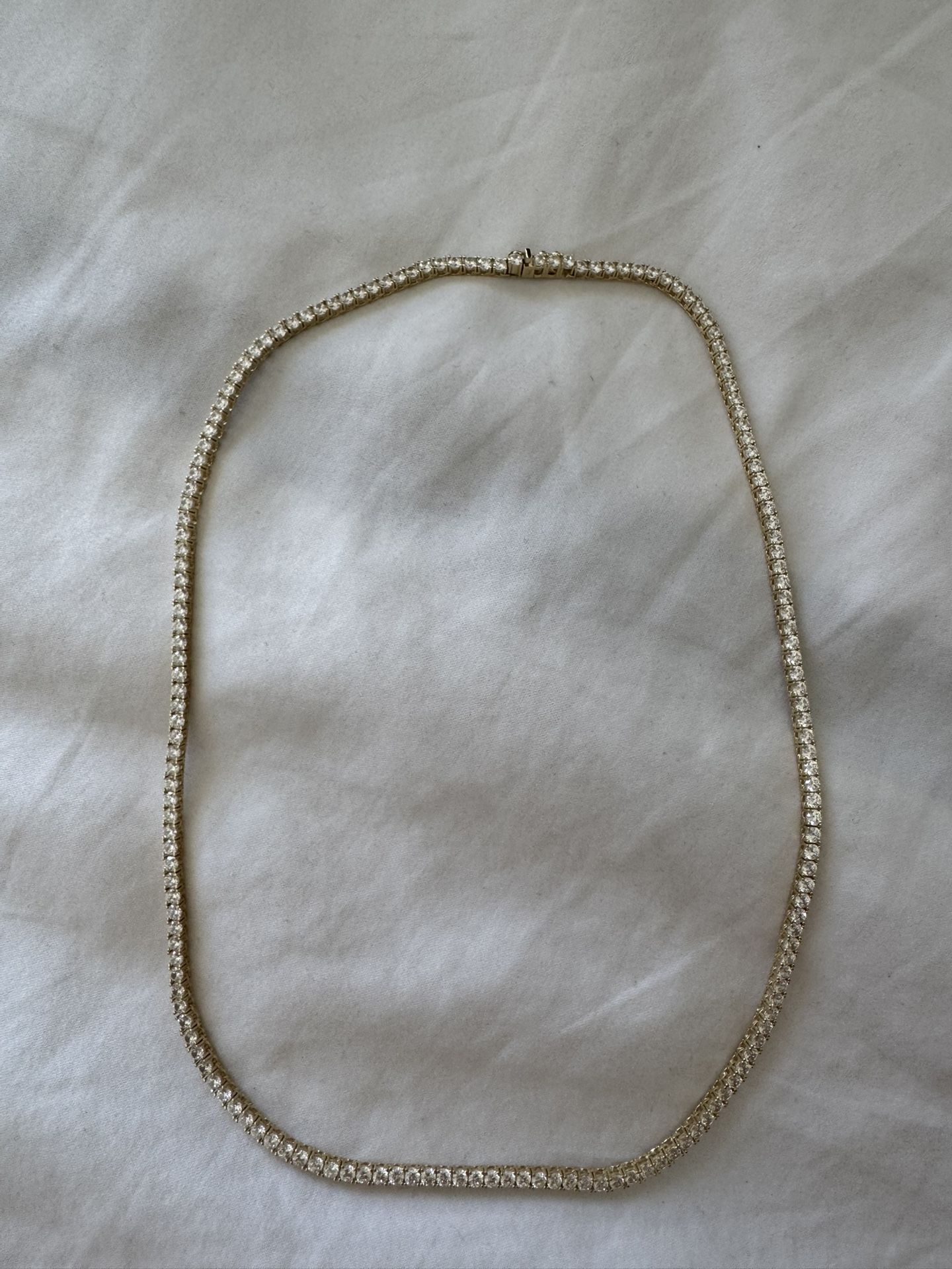 14K Gold Tennis Chain 18”