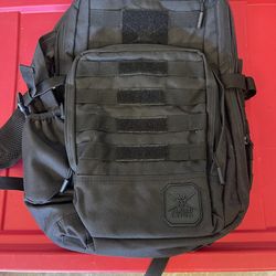 Samurai Tactical Backpack – MOLLE Style – Black