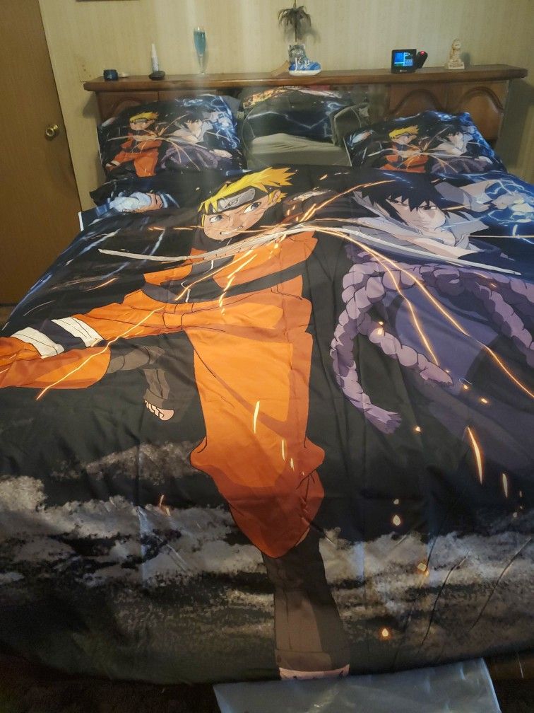 3 Piece Naruto  Bed Set