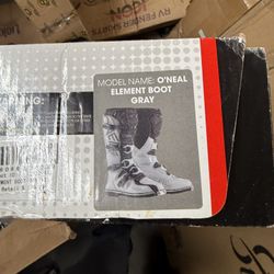 O'NEAL Element Boots Gray Size 12