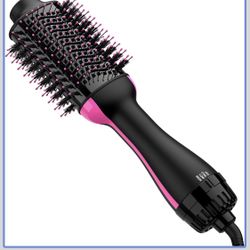 Hair Dryer Brush Blow Dryer Brush in One, Upgraded 4 in 1 Hair Dryer and Styler Volumizer with Negative Ion Anti-frizz Ceramic Titanium Barrel Hot Air
