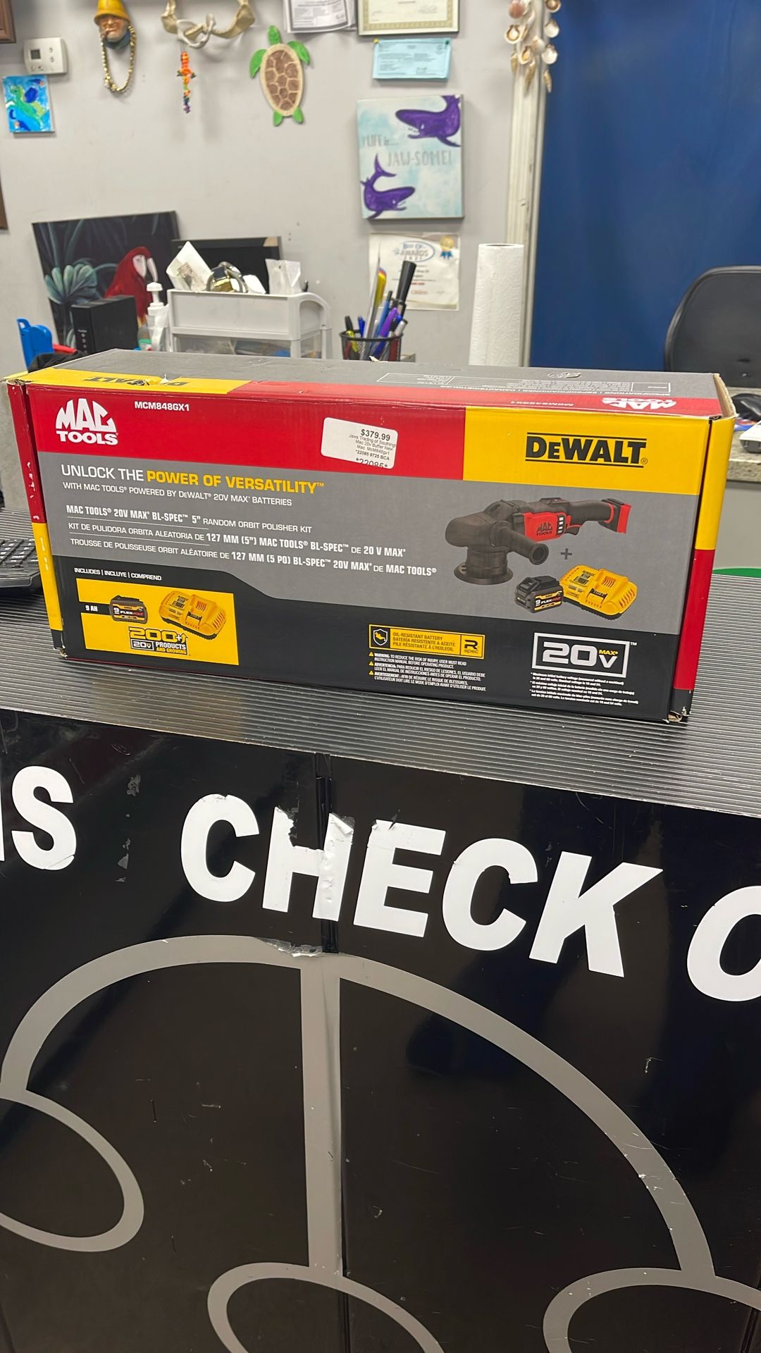 Mac Tool/Dewalt 5 Inch Random Orbit, Polisher Kit