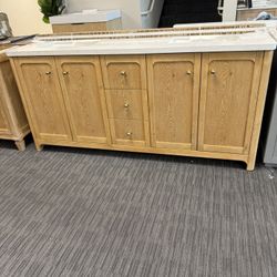 72” Bathroom Vanity In Wood Color 