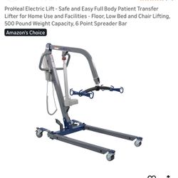 Pro Heal Patient Lift Full Electric. $900