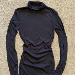 Black Turtleneck Top Size XS