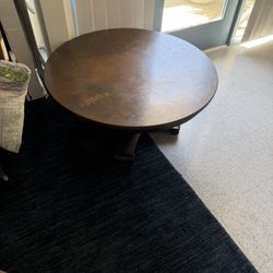 Copper Coffee Table And Side Table 