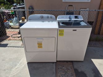 Maytag washer whirlpool Gas Dryer open box