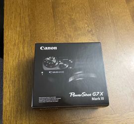 🔥🔥Canon G7X Mark III Camera with Battery, Charger, Memory Card, and Flash