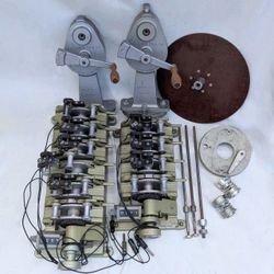 Vintage Hollywood Motion Picture 35mm Synchronizer(s) & Film Editing Equipment SET - Winders-Rewinders• Movie Making, Vintage Film, 70s Film Equipment