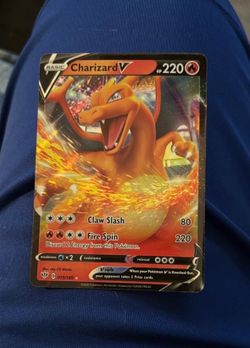 Pokémon Charizard V SWSH03 Hologram Card