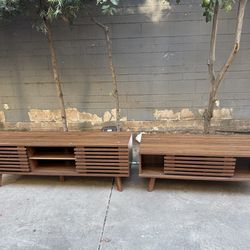 Coffee table / tv stand set