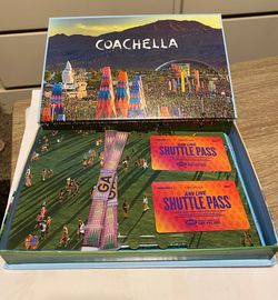 Coachella weekend one with shuttle pass