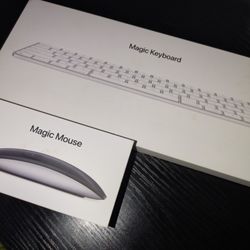 apple mouse and apple keyboard 