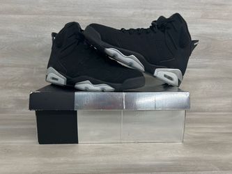 Nike Air Jordan 6 Retro 'Metallic Silver' DX2836-001 Size 13 (PO1020489) -Very Good Condition