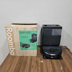 roomba plus 505 combo + auto wash robot vacuum cleaner mint condition Z