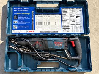 Bosch Bulldog Xtreme SDS-Plus Rotary Hammer Drill – Case & Bits Included