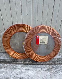 Copper tubing 100 feet new both for $50