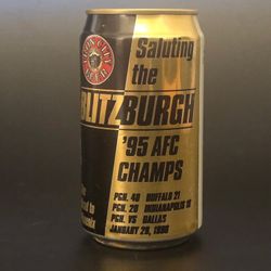 Iron City Beer Can - Blitzburgh '95 AFC Champs-64th St & Bell