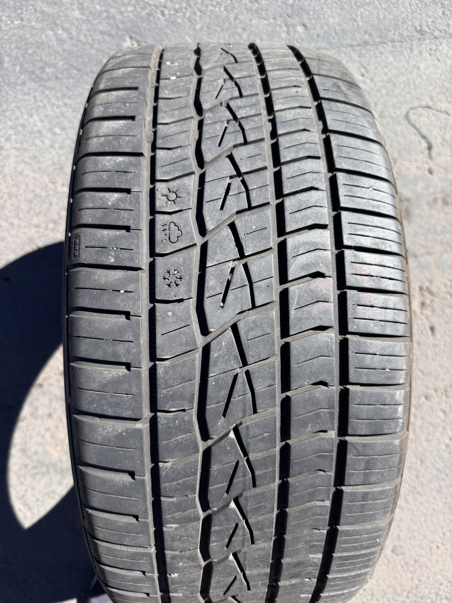 Single (1) 245 45 18 Continental Control Contact SRS+ Tire