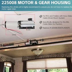 225008 RV Slide Out Moto...and R25075 RV Slide Motor