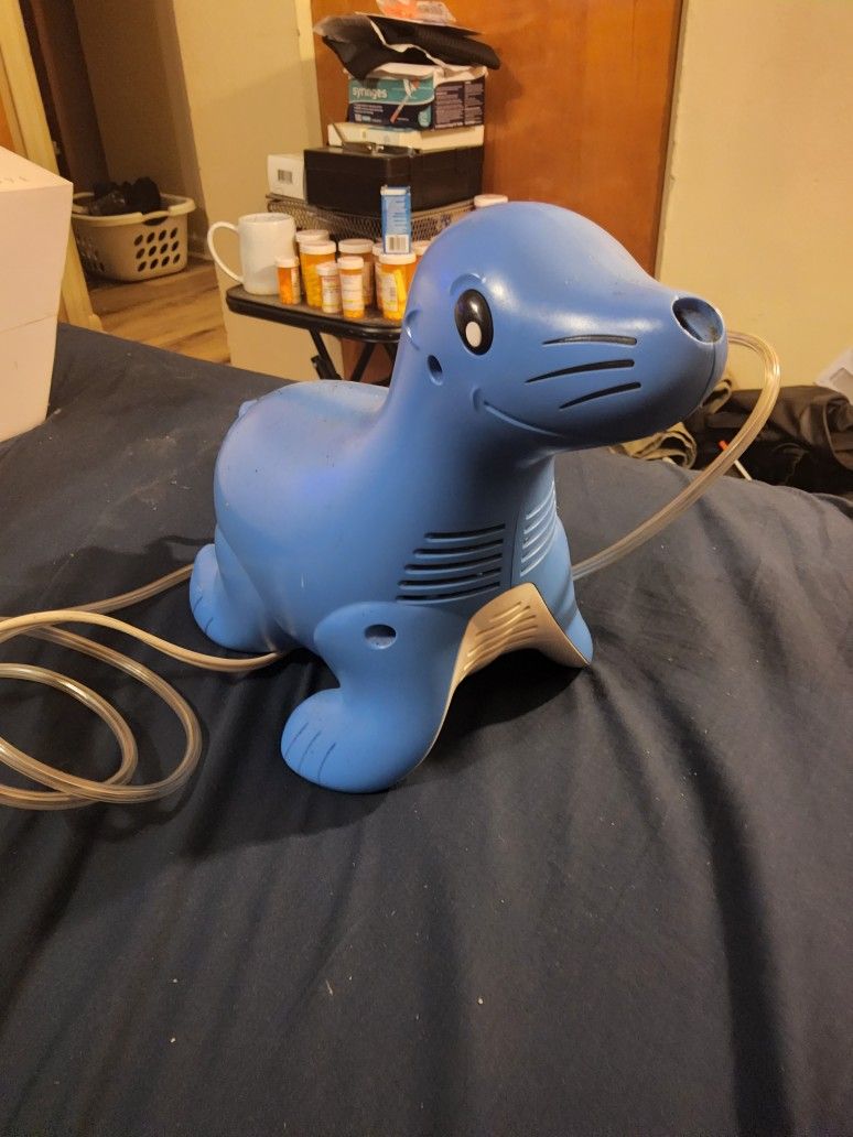 Philips Respironics Sami the Seal Pediatric Compressor Nebulizer System with Tubing – $25