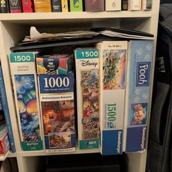 Puzzles! 1000-1500 pcs
