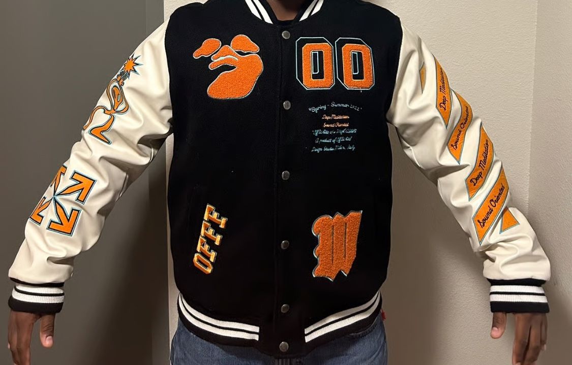 Off white Letterman Jacket