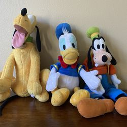✨ Disney Pluto Donald Duck Goofy Plush Stuffed Animals Toys