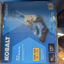 Kobalt 16in Push Mower Kit 