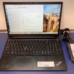 Lenovo ThinkPad E15 Gen 3 AMD 7 5700U 16GB RAM 512GB SSD