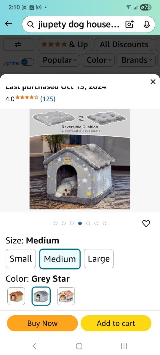 Jiupety Medium Dog or Cat House