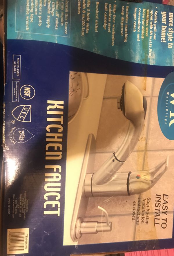 Brand New In Box Kitchen Faucet Water Ridge For Sale In Phoenix