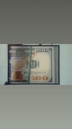100 Dollar bill painting