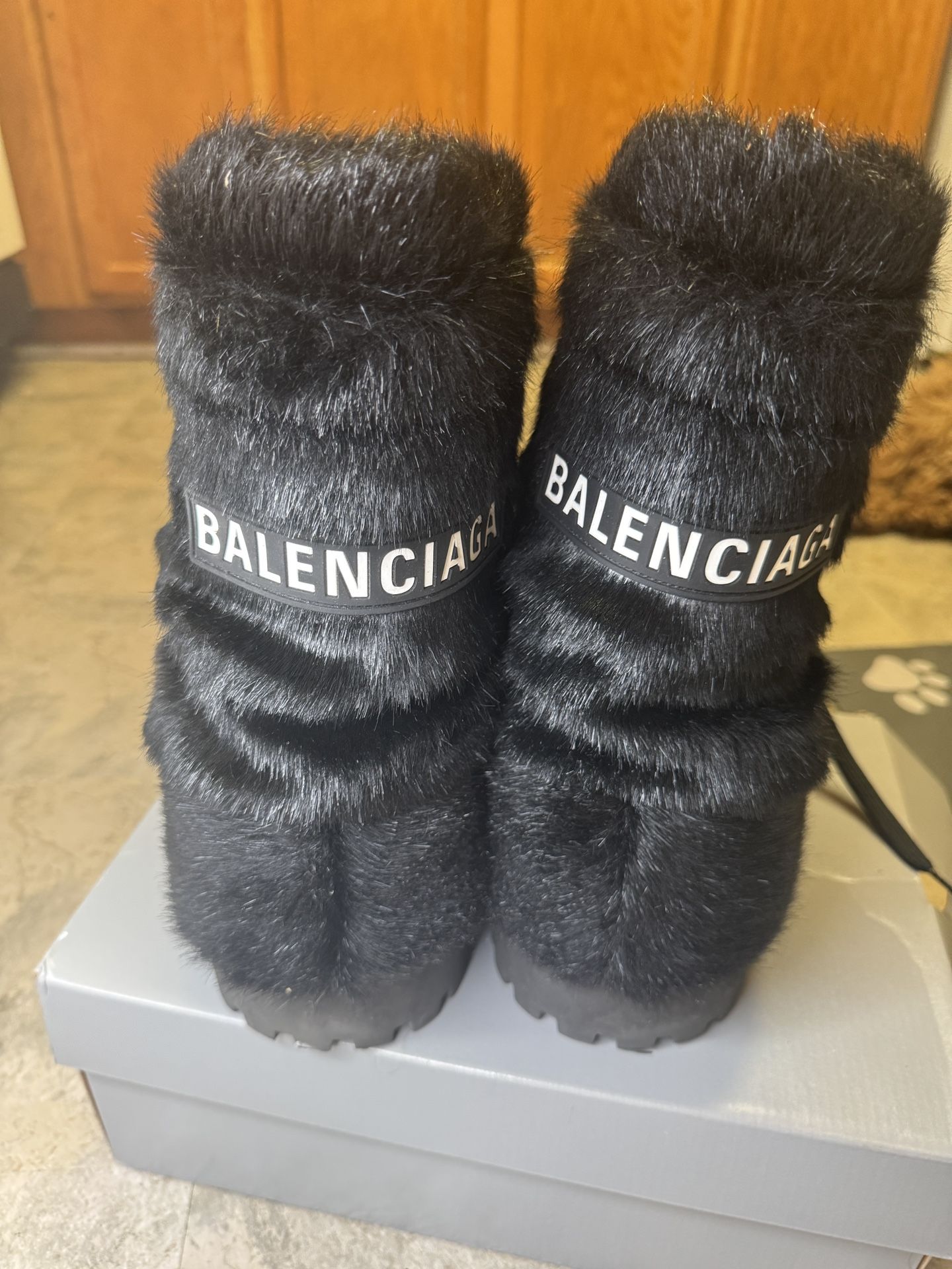 Balenciaga Alaska Fur Boot