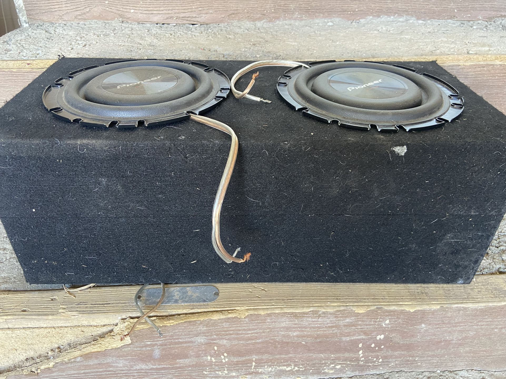 Pionner 8 Inch Flat Subwoofers