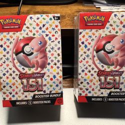 Pokemon 151 Booster bundles Lot of 2