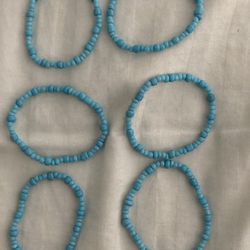 Ten Children’s Turquoise Bracelets