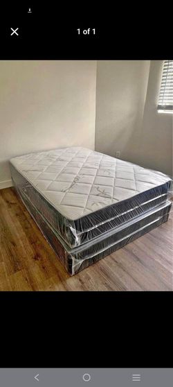 Mattress with box spring for sale