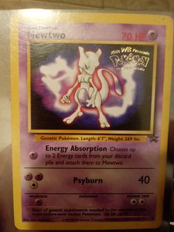 Mewtwo pokemon the 1st movie promo card