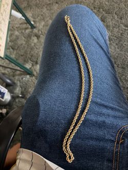 10k gold rope chain