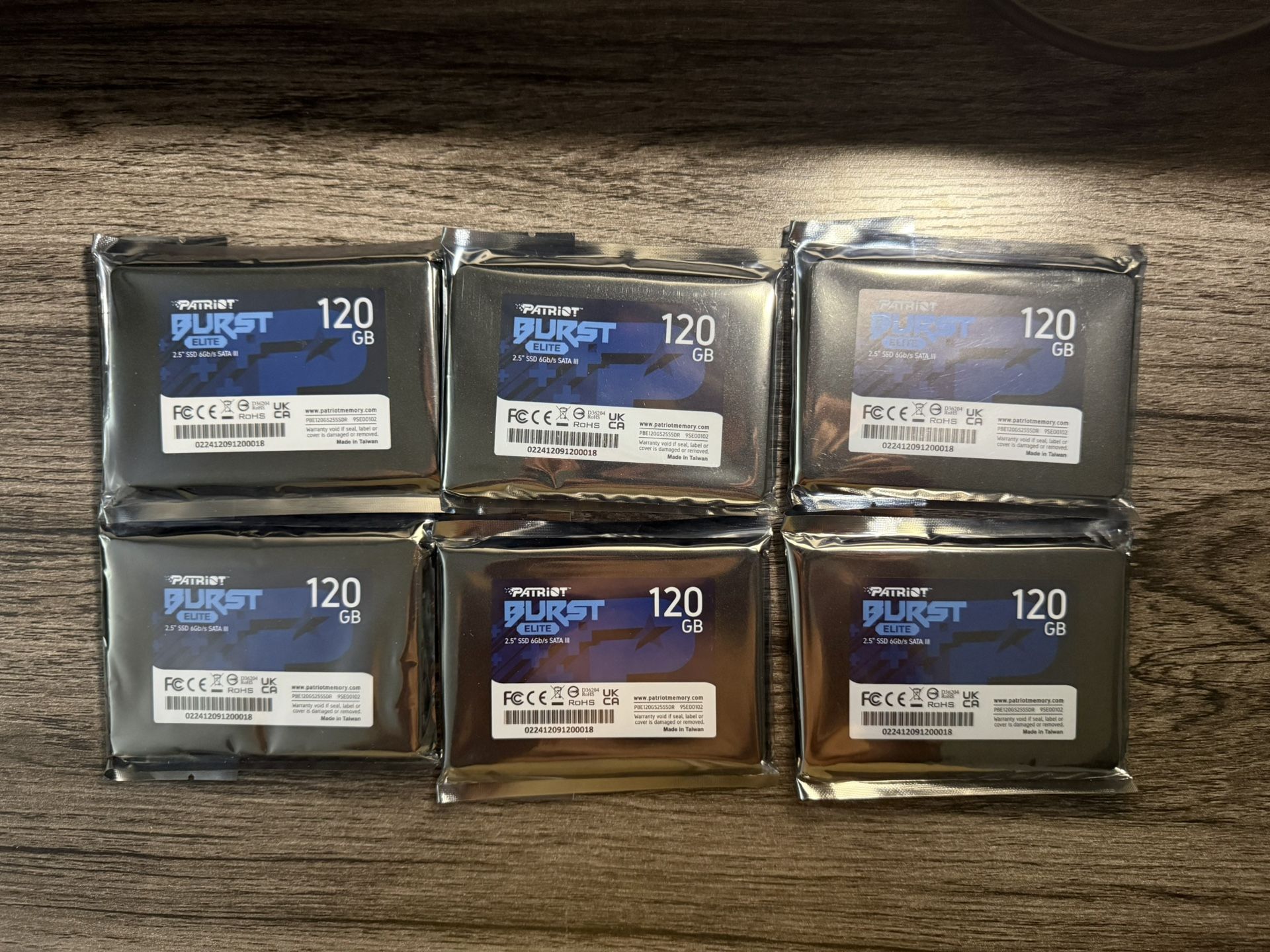 128 GB SSDs - 6 Pack 