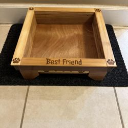 Handcrafted Wooden Tiny Pet Bed