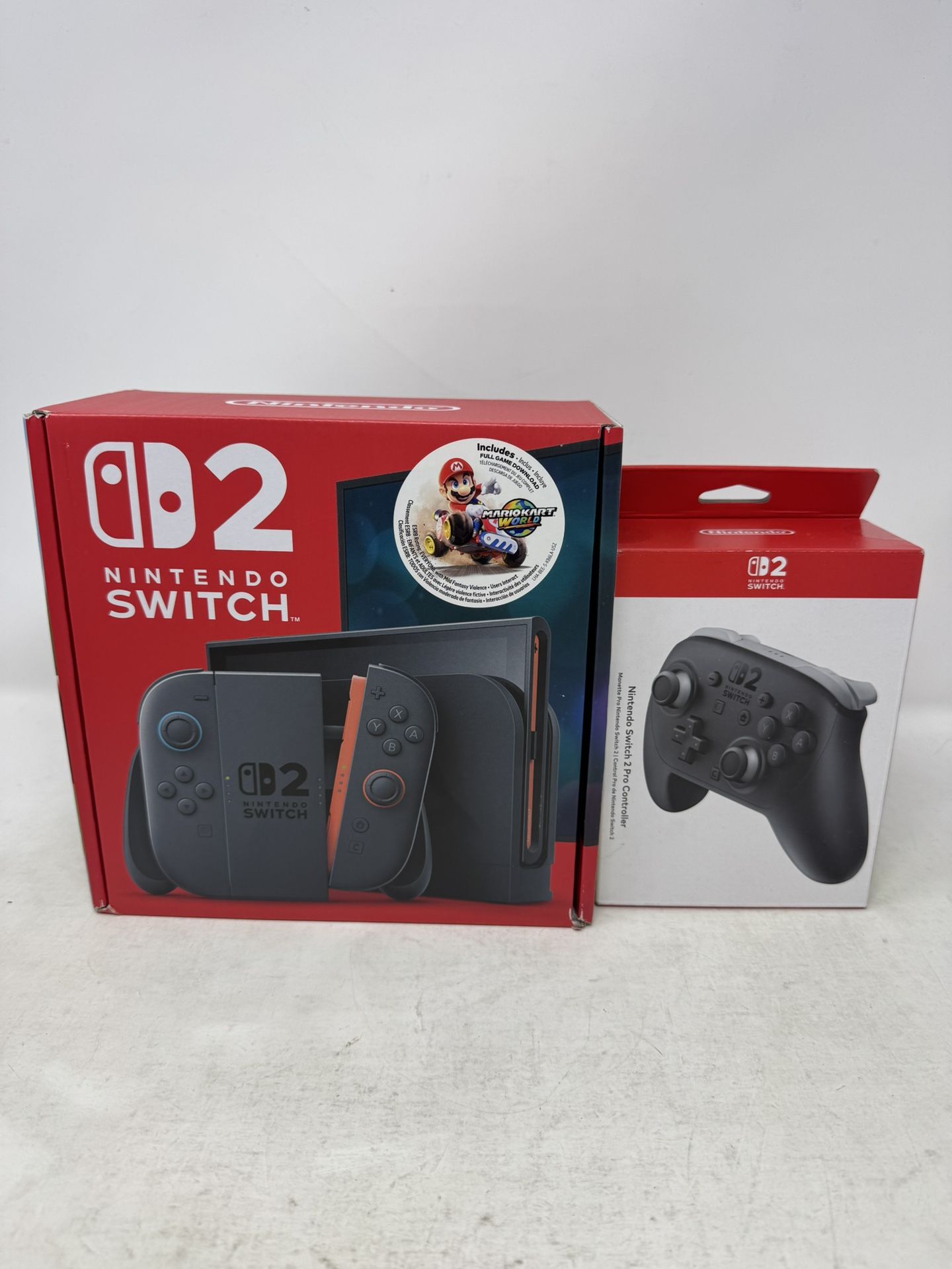 Nintendo Switch 2 Mario Kart + Pro Controller